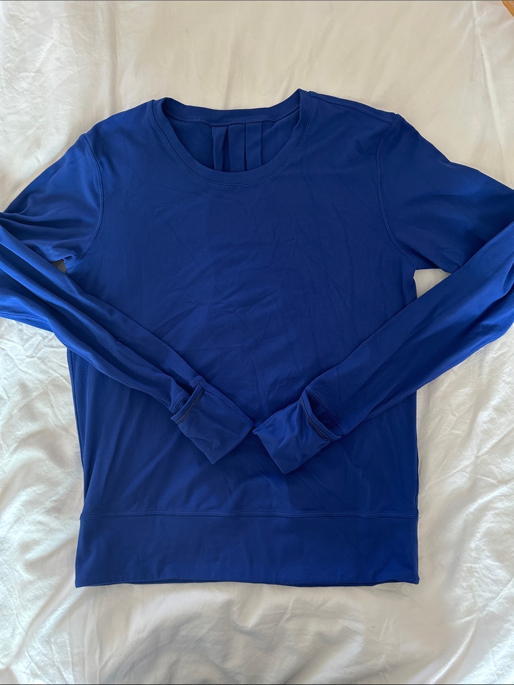 lululemon athletica Long Sleeve Crew Top - Blue